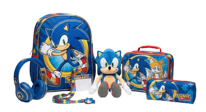 Kit Escolar e Autismo Sonic Completo